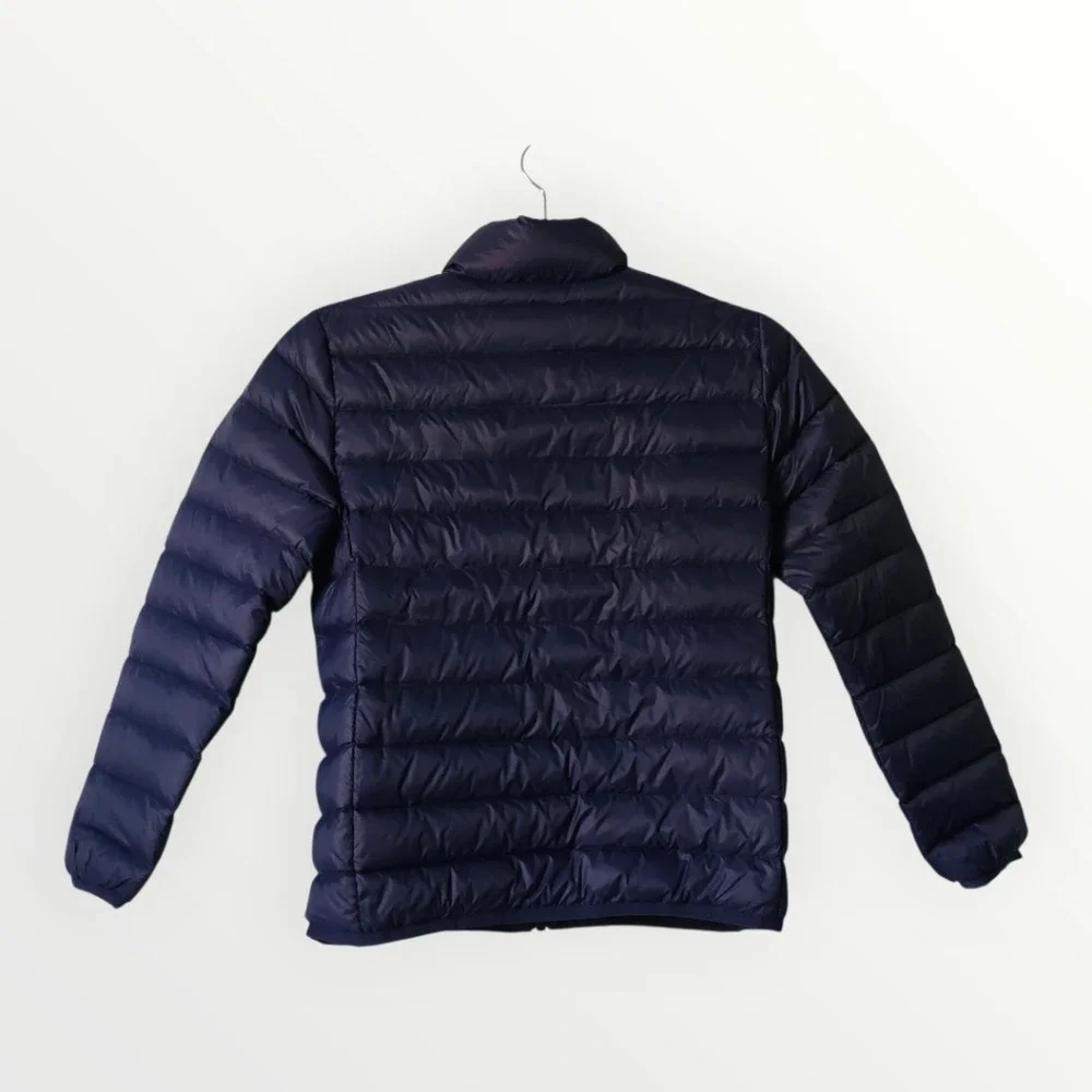 Eddie Bauer Kids Youth‎ M 7/8 Navy Blue 650 Fill Down Packable Puffer Jacket New